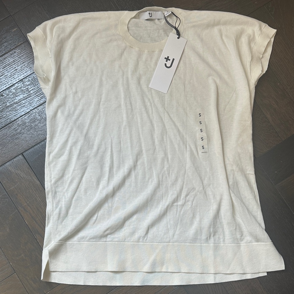 Uniqlo by Jill Sander Cream Short Sleeve Tee